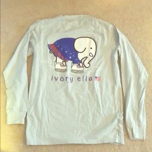 Ivory Ella ice skating tee
